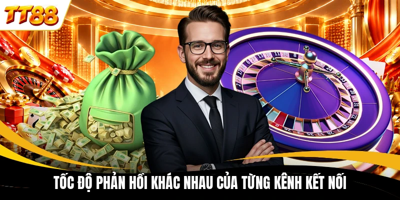 Tốc độ phản hồi khác nhau của từng kênh kết nối